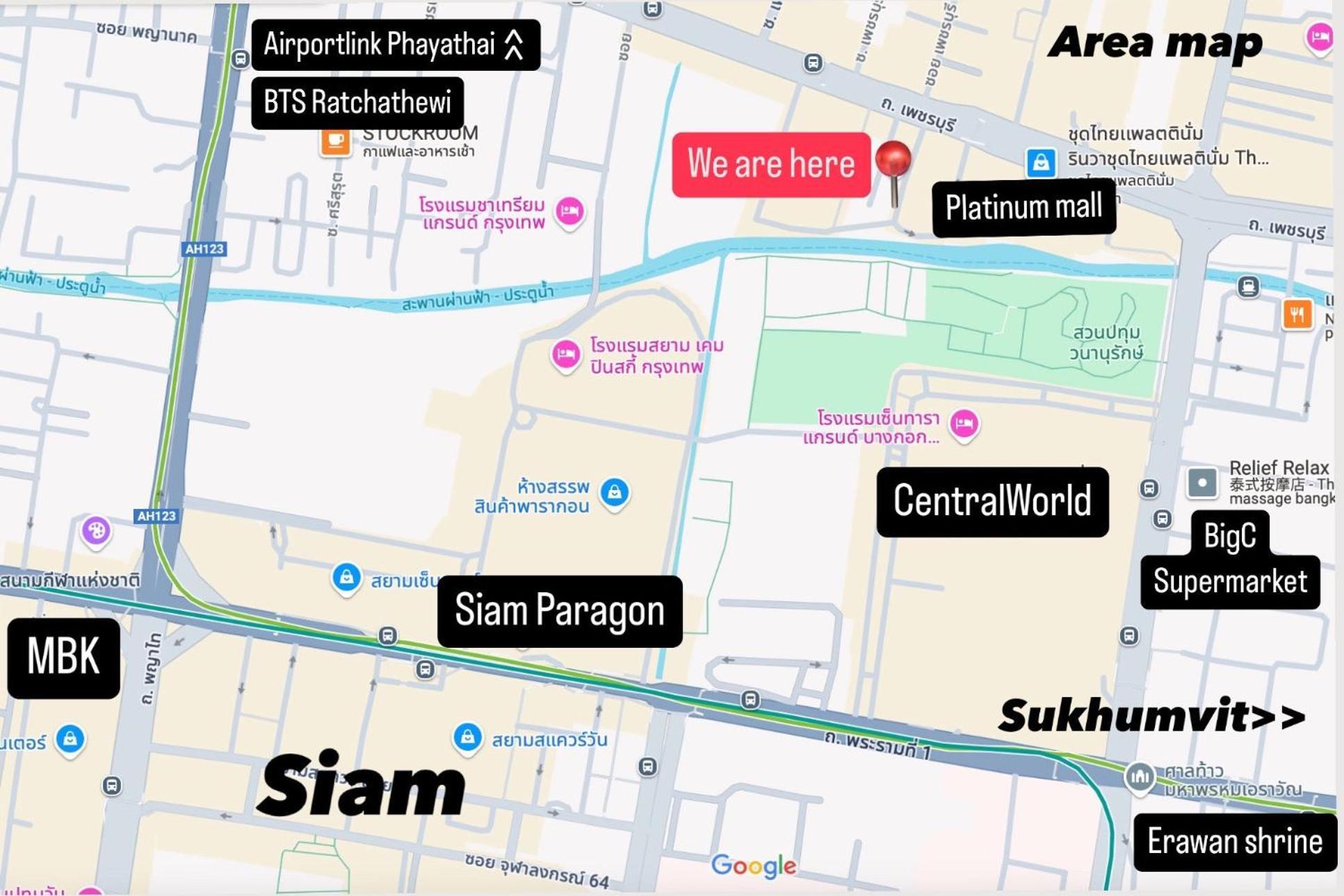 Platinum Deluxe Shopping Apartments بانكوك المظهر الخارجي الصورة